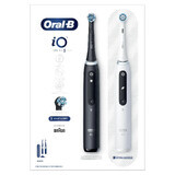 Elektrische Zahnbürste Oral B iO Series 5 Duo Schwarz/Weiß