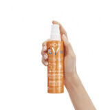 Vichy Capital Soleil Soleil Spray Fluido adatto anche alla pelle sensibile dei bambini SPF50+ 200 ml