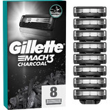 Gillette Mach3 Charcoal Ersatzscherköpfe für Männer 8 Stück