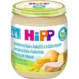 HiPP BIO Cartofi și porumb cu carne de curcan, 125 g