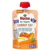 Holle Piure organic - Carrot Cat- Morcov, mango, banană și pară 100 g