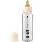 BIBS Elfenbein Baby Glasflasche 225 ml