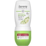 Lavera Roll-on Refresh Erfrischendes Deodorant mit Zitronengeschmackskugel 50 ml