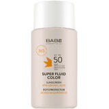 Babé SUPER FLUID COLOUR FLUID SPF50 getöntes Gesichtsfluid für alle Hauttypen 50 ml