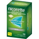 Nicorette ® Classic Gum 4 mg, medizinischer Kaugummi 105 Stück