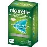 Nicorette ® Classic Gum 2 mg, medizinischer Kaugummi 105 Stück