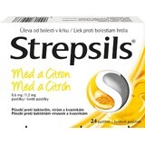 Strepsils Honig und Zitrone 24 Tabletten