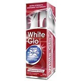 White Glo professionelle Zahnpasta + kostenlose Zahnbürste und Interdentalbürste 150 g