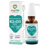 Vitamin K2 100 mcg + D3 4000 IU FORTE drops 30 ml MyVita