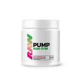 Pre Workout Pump Non Stim, 480 g, Wassermelone, Raw Nutrition