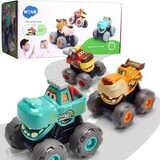 3er-Set Bebe Monster Truck Autos, ab 18 Monaten, Hola