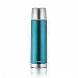 Borraccia thermos in acciaio inox, borraccia sottovuoto, blu, 450 ml, Reer