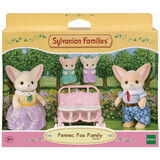 Set of 4 Figurines of the Fennec Foxes Sylvanian Families, +3 years, Epoch