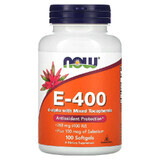 Vitamin E 400 IU mit Selen, 100 Weichkapseln, Now Foods