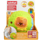 Dschungel-Tiere Activity Ball, 6 Monate+, Winfun