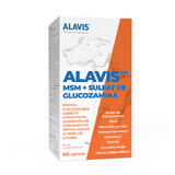 MSM + Glucosamin Sulfat für Hunde, 60 Tabletten, Alavis