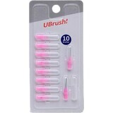 UBrush! - periuță de dinți interdentară - 0,7 mm roz 1×10 bucăți