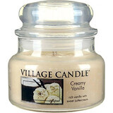 Village Candle Scented Candle in Bottle - Creamy Vanilla - Vanilla ice cream, small 1×1 pc, scented candle