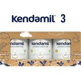 Kendamil Premium 3 HMO+, Kreativ-Geschenkpackung 3×800 g, Milch für Kleinkinder