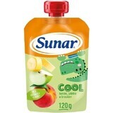 Sunar COOL Fruit Peach, Banana, Apple 1×120 g, Peach, Banana, Apple, 12m+