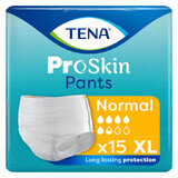 Tena Pants ProSkin, absorbierende Slips, Größe XL, 120-160 cm, Normal, 15 Stück