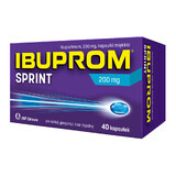 Ibuprom Sprint 200 mg, 40 Weichkapseln, USP Zdrowie