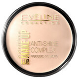 Eveline Cosmetics Art Professional Professional Make-Up, mineralischer mattierender Puder mit Seide, Nr. 32 Natural, 14 g