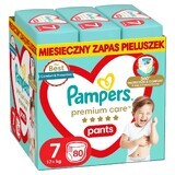 Pampers Premium Care Pants, Windeln Größe 7, 17+ kg, 80 Stück