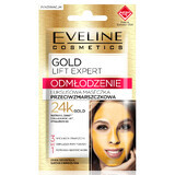 Eveline Cosmetics Gold Lift Expert Rejuvenation, Luxus-Anti-Falten-Maske mit 24k Gold, 7 ml