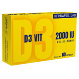 Herbapol Lab D3 Vit 2000 IU, 60 capsules