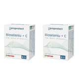 Bioseleniu + Vitamina C, 30 + 30 capsule, Parapharm