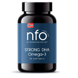 NFO Strong DHA Omega 3, 90 capsules me