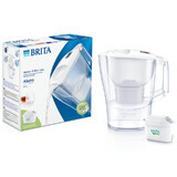 Brita Aluna, Krug mit Filter 2,4 l, weiß + Maxtra Pro Pure Performance Filter, 1 Stück