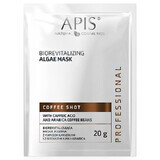 Apis Professional Coffee Shot, Bio revitalisierende Algenmaske, 20 g