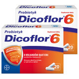 Dicoflor 6 Set, für Kinder ab 3 Jahren und Erwachsene, 2 x 20 Kapseln