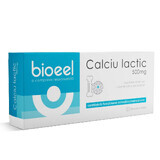 Lactic Calcium, 500 mg, 20 tablets, Bioeel