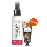 Marion Natura Silk Seidenspray, 130 ml + nährende Handcreme mit Kokosnuss und Ananas, 50 ml gratis