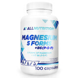 Allnutrition Magnesium 5 forms + B6 (P-5-P), 100 capsules