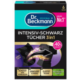 Dr. Beckmann, Farbfixiertücher zur Schmutzentfernung für dunkle Stoffe 3in1, 40 Stück