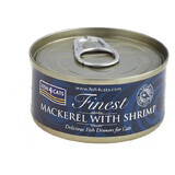 Fish4Cats Katzendosenfutter Finest Makrele mit Garnelen 70 g