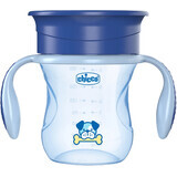 Chicco Mok Perfect 360 met handvaten blauw 12m+ 200 ml