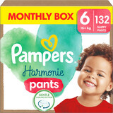 Pampers Harmonie Broekjes maat. 6 - maandverpakking van 132 stuks