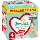 Pampers Premium Care Luiers, maat 4, 9kg-15kg 114 stuks