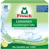 Frosch Todo en 1 ECO Pastillas para lavavajillas Limón 26 pastillas