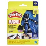 Panthère noire Marvel figurine flexible avec accessoires, 10 cm, +4 ans, Play Doh