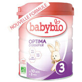 Formula de lapte de crestere Optima 3 Croissancede 10 luni - 3 ani, 800 gr, Babybio