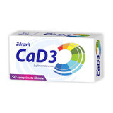 Calcium + D3, 50 Tabletten, Zdrovit