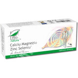 Calcio Magnesio Zinc Selenio, 30 cápsulas, Pro Natura