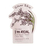 Mască de curățare cu orez I'm real, 21g, TonyMoly