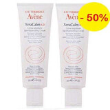 Pachet Crema Relipidanta Avene XeraCalm A.D., 200 + 200 ml, Pierre Fabre (50% reducere la al doilea produs din pachet)